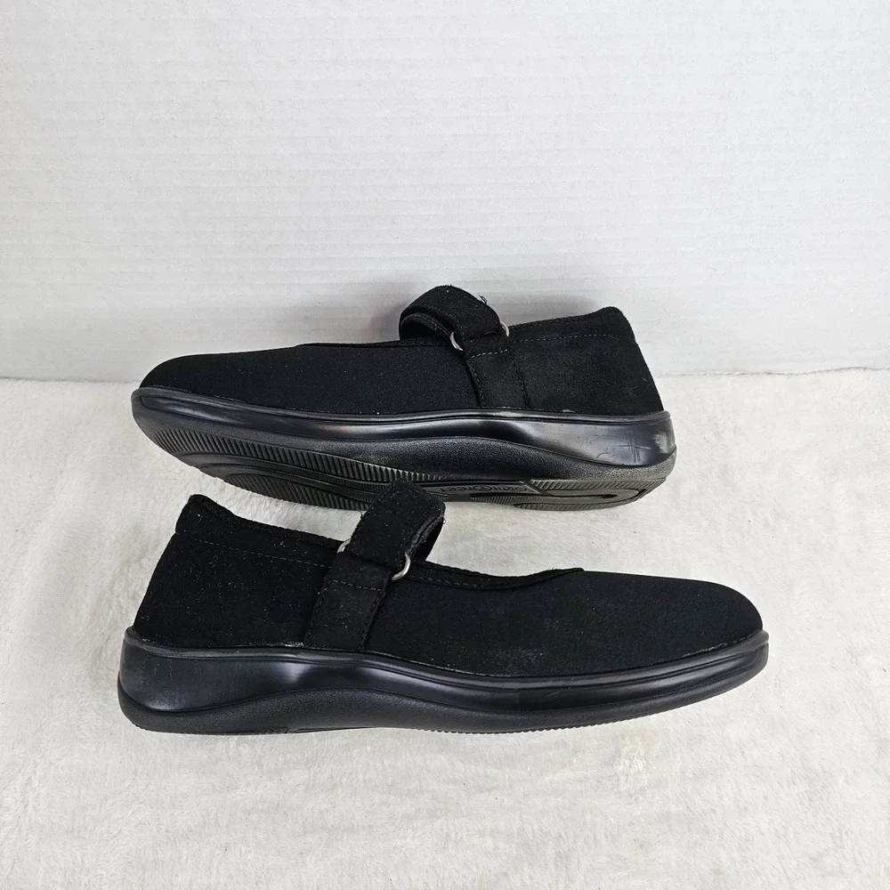 Orthofeet Springfield Mary Jane Shoes Womens Size 7B Black Comfort Orthopedic